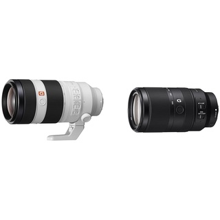 Sony FE 100-400mm f/4.5-5.6 GM OSS | Vollformat, Super-Teleobjektiv, Zoom Objektiv (SEL100400GM) & E 70-350mm f/4.5-6.3 G OSS | APS-C, Super-Telezoom-Objektiv (SEL70350G)