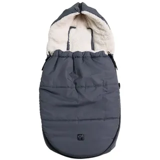 Kaiser Fleece-Fußsack Hoody 2.0 für Babyschale und Babywanne - Anthracite
