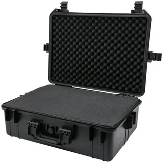 HMF ODK100 Outdoor-Fotokoffer, Transportkoffer mit Rasterschaumstoff, 57 x 41,5 x 21,5 cm