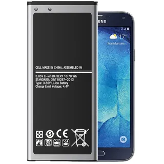 Akku für Samsung Galaxy S5 NEO, 4300mAh HamnaKhu Ersatz Akku Kompatibel mit Samsung Galaxy S5 NEO G903F S5 LTE S5 Active S5 EB-BG903BBE