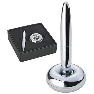 MacMa Chrom Kugelschreiber aus Metall/mit Ständer/verchromt