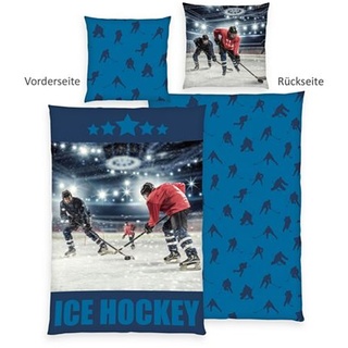 Young Collection Wendebettwäsche Eishockey Baumwoll Renforcé Einzelbett, 2tlg.