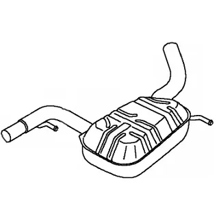 VEGAZ Mittelschalldämpfer VW VS-557