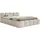 Cloudy Low 120x200 Bettkasten Lattenrost Chenille Hellbeige