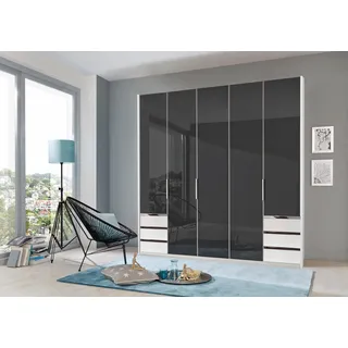 Level 250 x 236 x 58 cm weiß/Grauglas