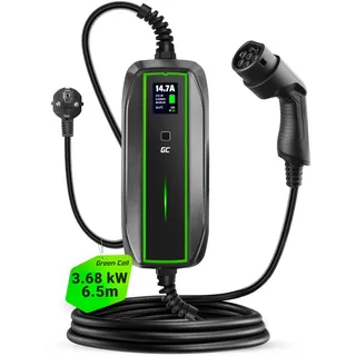 Green Cell EV PowerCable Mobile Ladestation Typ 2 16 A Anzahl Anschlüsse 1 3.6 kW