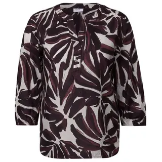 Cecil Langarmbluse in mulberry red, Large