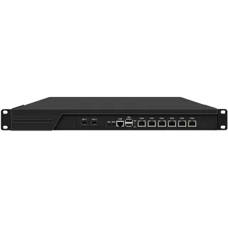 1U Firewall Appliance 10GbE, PFSense, Mikrotik, OPNsense, VPN, 3th Gen Core I7 3520M, RJ16, 6 x 2.5GbE I226-V, 2 x SFP+ 82599ES 10GbE, 8G RAM, 128G SSD