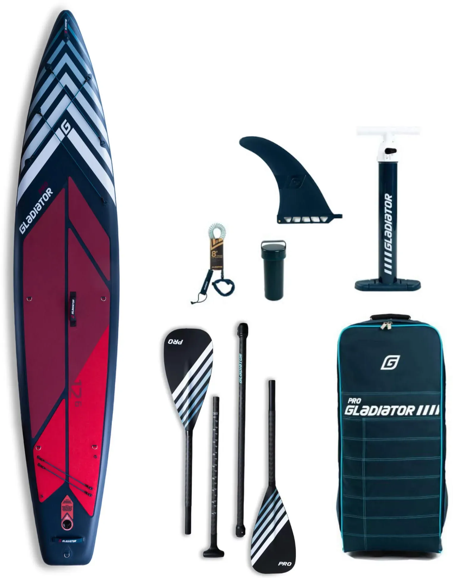 Gladiator Pro 12'6"S x 30" Plus SUP Board Set 2025