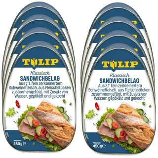 TULIP Wurstkonserve Sandwichbelag aus Schweinefleisch Frühstücksfleisch 450 g, 450 g