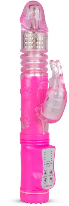 EasyToys »Hasen« Rabbit-Vibrator Mit Stoßfunktion & Rotierenden Perlen Rosa