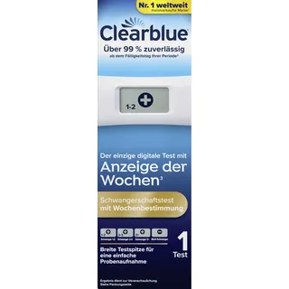 Clearblue Schwangerschaftstest Anzeige der Wochen Digital - 1.0 Stück