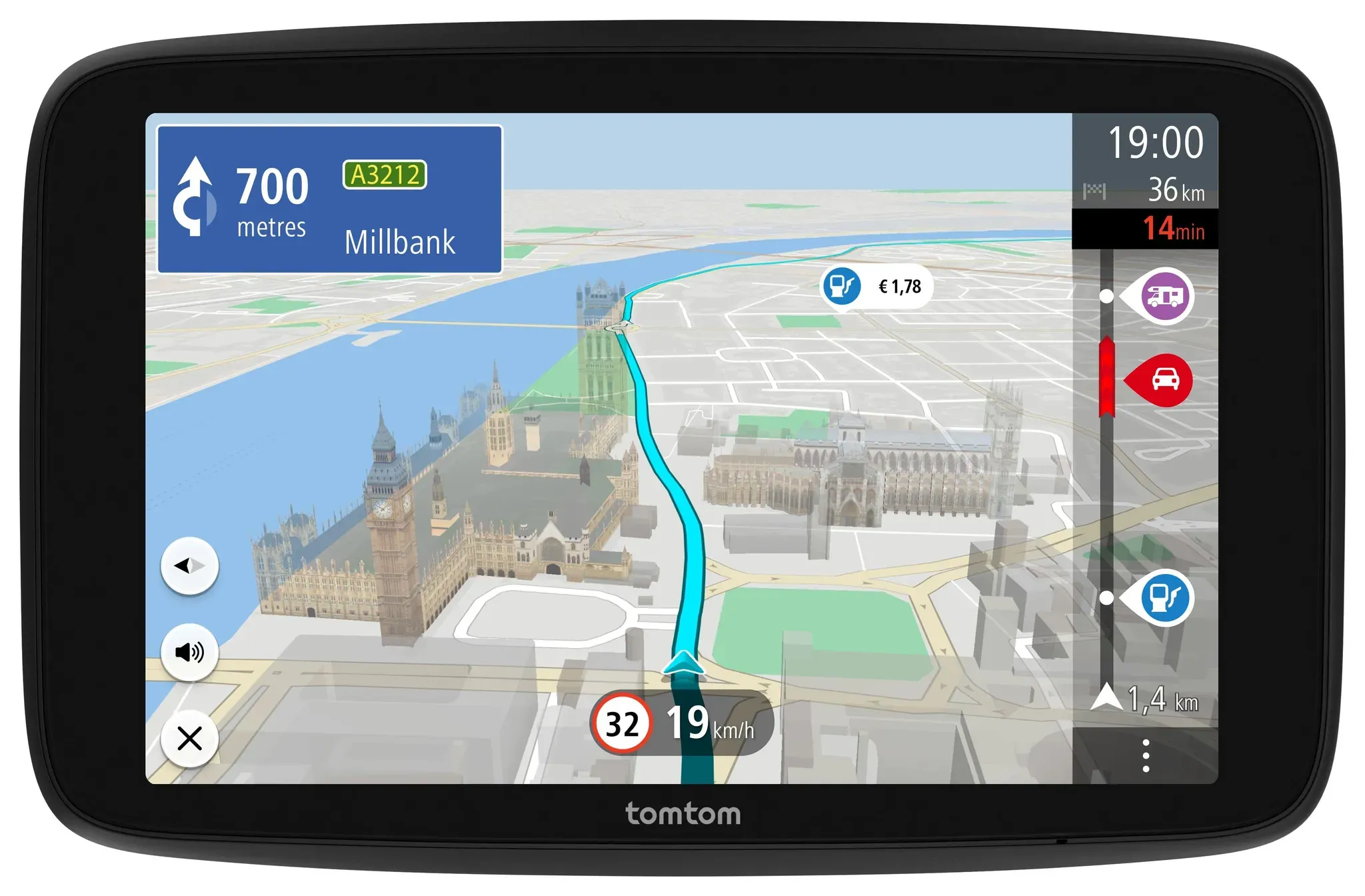 17,8 cm (7 Zoll) Navigationsgerät 32 GB Welt Go Camper Max (2te Gen.)