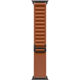 Apple Watch Ultra Alpine Loop 49 mm Terracotta Titan Schwarz Medium