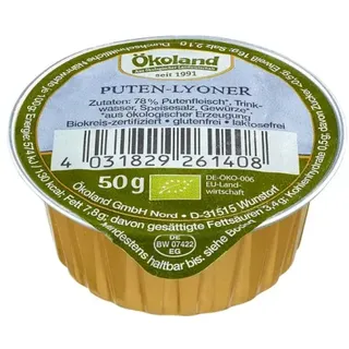 Ökoland Feine Puten Lyoner bio