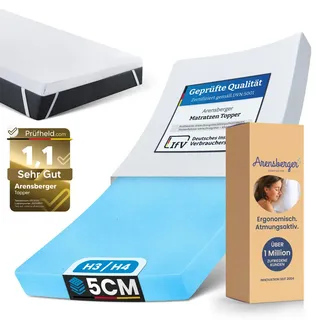Arensberger Essence Matratzen Topper 180 x 200 cm weiß