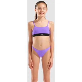 Bustier-Bikini Mädchen arena Frottee-Effekt - Lavanda - 140