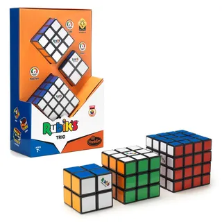 ThinkFun 76422 Gift Set: Trio, das perfekte Geschenkset Fan enthält Master 4x4, den original Zauberwürfel 3x3 und den Rubik's Mini 2x2 [Exklusiv bei Amazon]