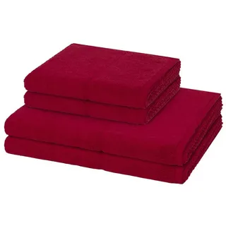 Handtuchset 4-tlg. rot