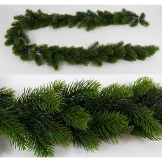 Seidenblumen Roß Tannengirlande aus Kunststoff 175cm DP künstliche Girlande Tanne Spritzguss 100% PE Kunststoff