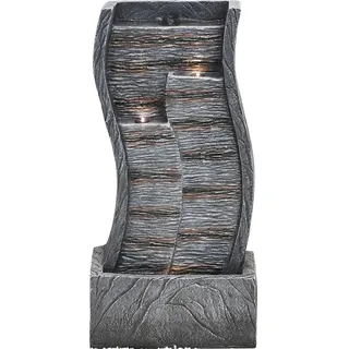 Granimex Wasserwand Mira inkl. Pumpe und LED-Beleuchtung 26 cm x 51 cm x 17 cm