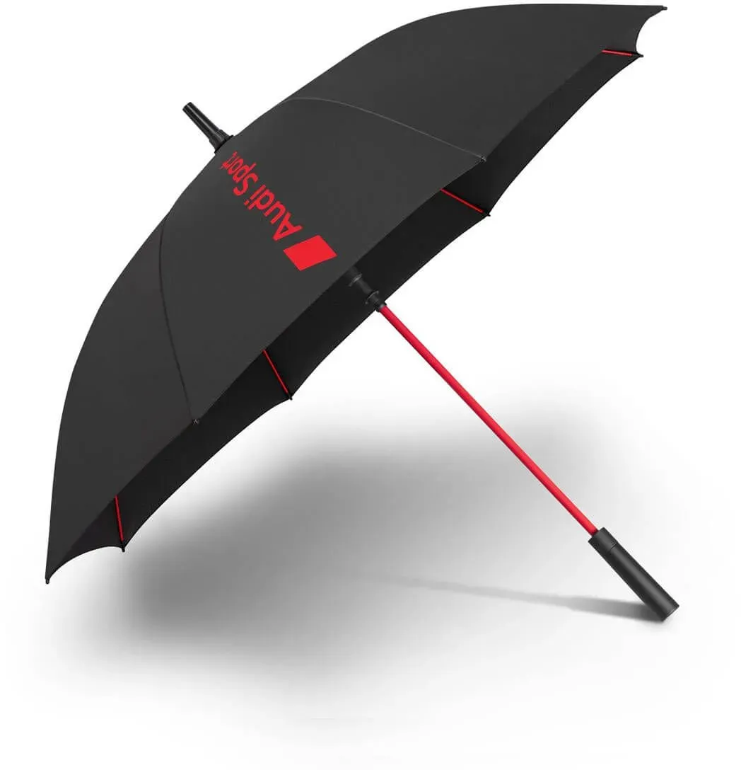 Audi Sport Stockschirm groß schwarz rot 3122600300 - 120 cm