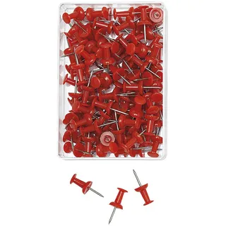 Wedo Pinnnadeln Diabolo rot, 100 St.