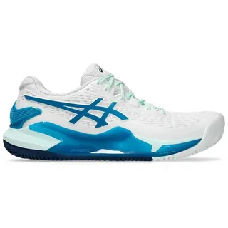 Asics Gel-resolution 9 Clay Sneaker, Weiss/BLAU, 37.5 EU