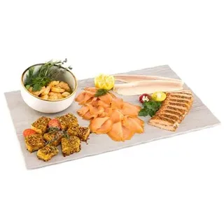 DIE RÄUCHEREI Feinschmecker Fischbuffet 5 versch. Sorten Inhalt 1.000g