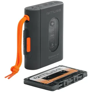 Muse Kassettenspieler - Tragbarer Kassettenspieler mit Kopfhöreranschluss und Bluetooth | Schnelles Aufladen per USB-C - Schickes Design |