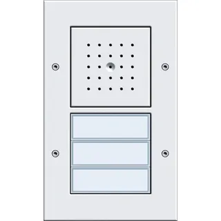 Gira Türstation AP 3fach 126766 weiß