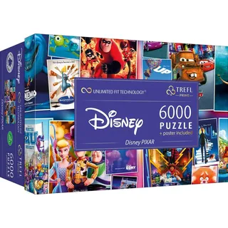 Trefl Puzzle Disney Pixar Animationsgalerie 6000 Teile - Cartoon JigsawMix