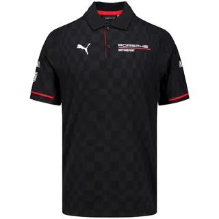 PUMA Porsche Motorsport Herren Team Poloshirt - Schwarz - Größe: M - M