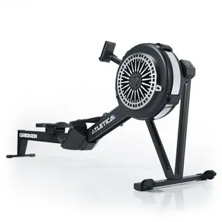 Atletica CarbonRow Rudergerät Ruderergometer für EIN gelenkschonendes Ganzkörpertraining mit Variabler Belastung | Luftgebremstes Schwungrad