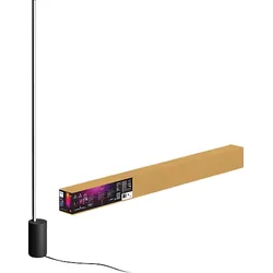 PHILIPS Hue Gradient Signe Schwarze Stehleuchte Mehrfarbig