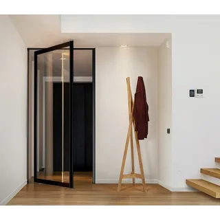 Andas Garderobenständer, im skandinavian Design, aus Eiche massiver Eiche braun