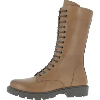 Andrea Conti Damen Stiefelette Schnürstiefel moderne Farben lässig Trend 0022823, Größe:40 EU, Farbe:Braun - 40