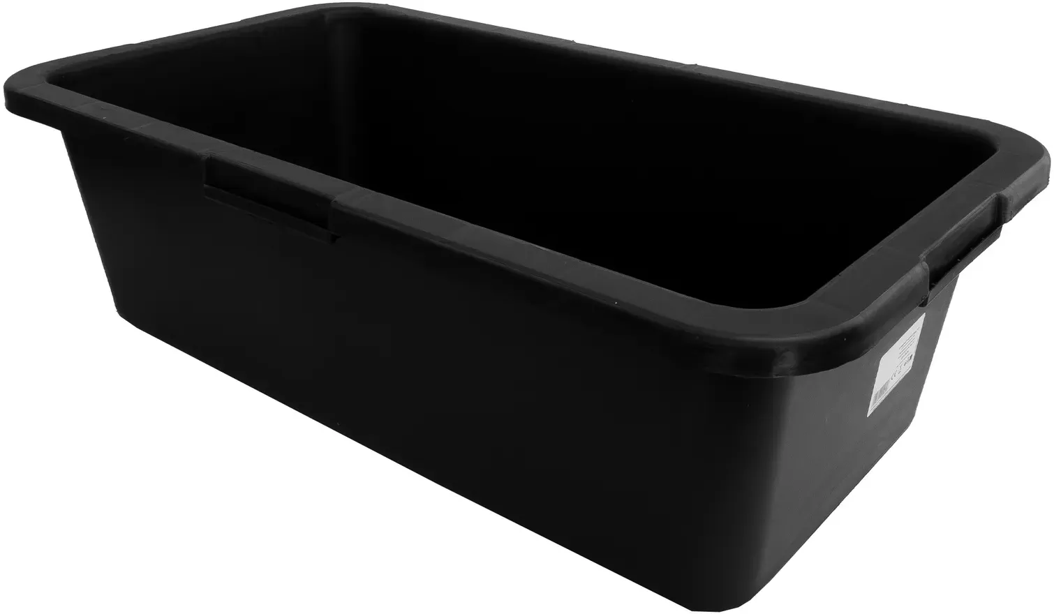 Mörtelkasten 40L Mörtelwanne Mörtelkübel pflanzkübel Mörteleimer Kübel Zementwanne Speiswanne widerstandsfähig aus PP/PE-Regranulat eckig schwarz DV-5626