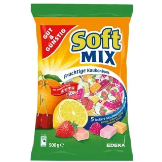 Gut&Günstig Softmix Kaubonbons 500,0 g