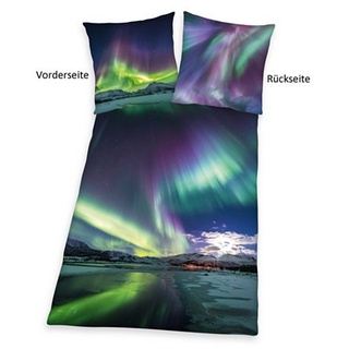 Young Collection Bettwäsche Polarlichter Baumwoll Renforcé Einzelbett, 2tlg.