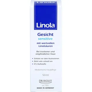 Dr. August Wolff GmbH & Co.KG Arzneimittel Gesichtspflege Linola Gesicht Sentive Gesichtscreme Spar-Set, 1-tlg., zieht schnell ein und ist auch ideal als Make-up Grundlage geeignet weiß