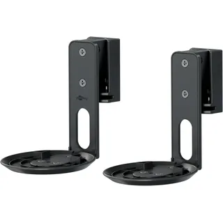 goobay Lautsprecher-Wandhalterung Modern Era 1 Flex, schwarz