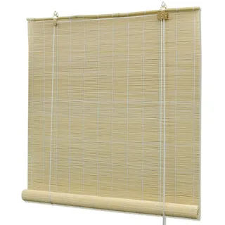 vidaXL Bambusrollo 150x160 cm Natur