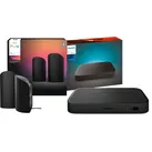 Philips Hue Play Wall Washer Schwarz - Doppelpack + HDMI Sync Box 8K