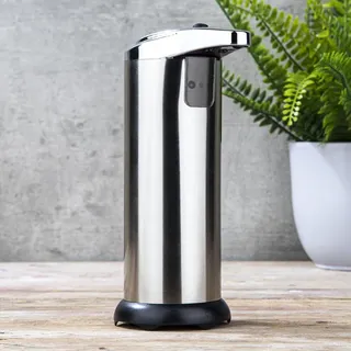 Sensor Seifenspender automatisch Infrarot Seife Desinfektionsmittelspender Chrom