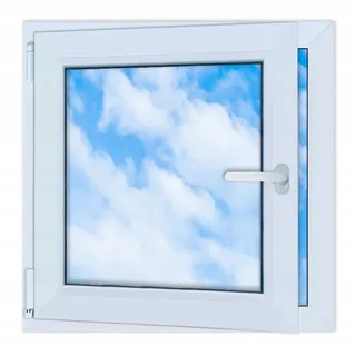 Pvc-fenster Weiß 70x70 Links, Neues 700x700 Mm Doppelglas Ru Dreh-kipp-fenster