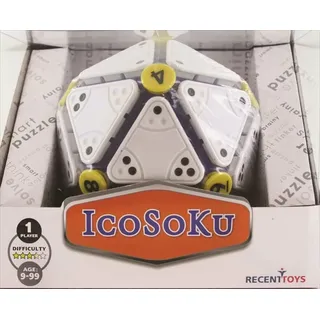 jumbo spiele / recent toys Invento 501210 - 3D-Denksport-Puzzle: IcoSoKu Mathematik Zahlenrätsel