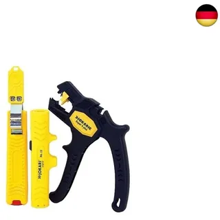Jokari Kabelverarbeitungs-Set Ø Kabelmesser Kabel-Entmanteler und Abisolierzange
