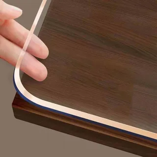 GYYFQH Tischfolie Transparent 2mm Matt,Tischfolie Nach Maß Mit Muster,Tischdecke Transparent 200x100,Tischfolie Matt Transparent,wasserdichte Schutzhülle(StyleA,70×70cm)