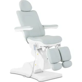 Physa Fusspflegestuhl Kosmetikstuhl Pedikürestuhl 150 kg Hellgrün, / Weiss